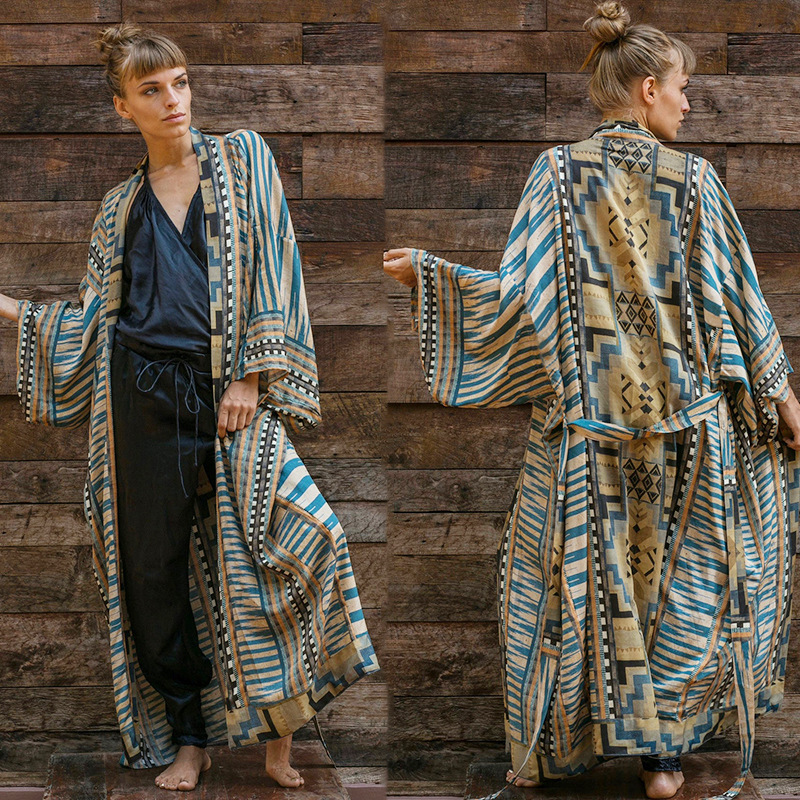Bohemian Print Bikini Cover-up - Cover Up Kaftan review and price