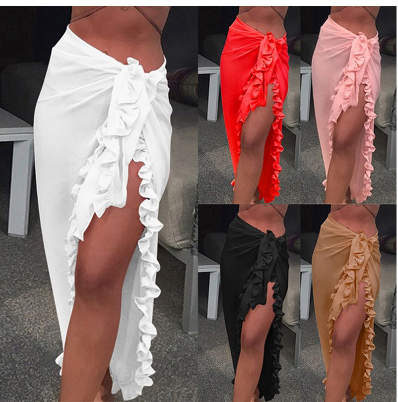 5 Colors Ruffle Sarong for Wom - Cover Up Kaftan review and price