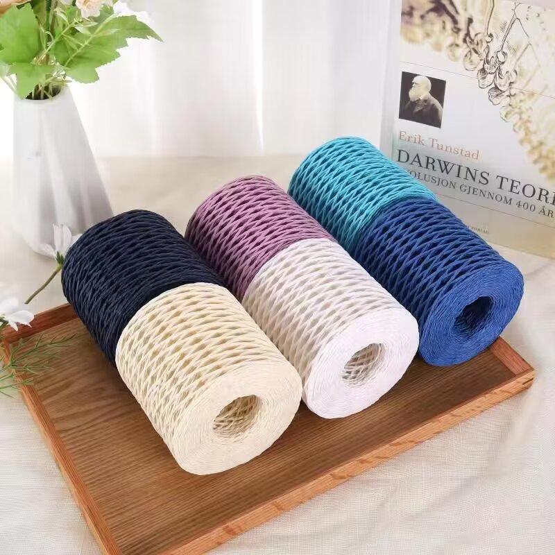 190g Raffia Yarn, Straw Paper  - Crochet Bag Raffia review and price