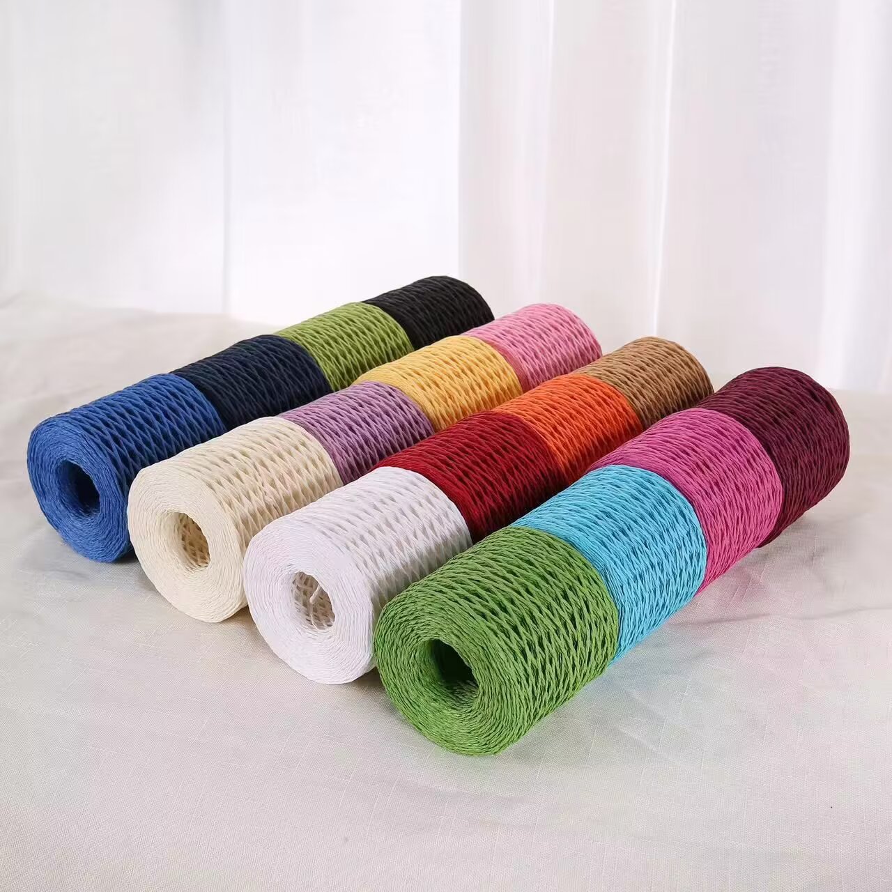 190g Raffia Yarn, Straw Paper  - Crochet Bag Raffia review and price