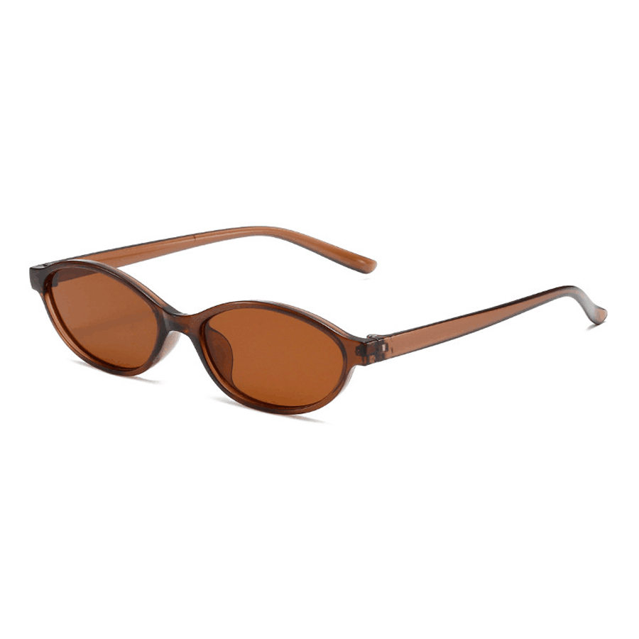 Fashion Oval Simple Literary S - Sunglasses Cat Eye review and price