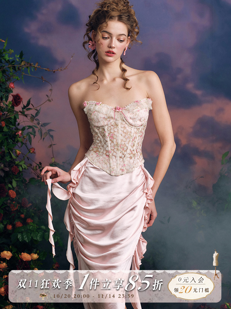 LaceMade Orginal Design Fairyt - Midi Skirt Floral review and price