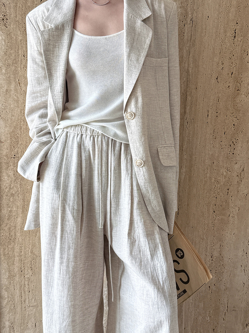 Autumn Hig-end Linen Material  - Linen Pant Wide review and price