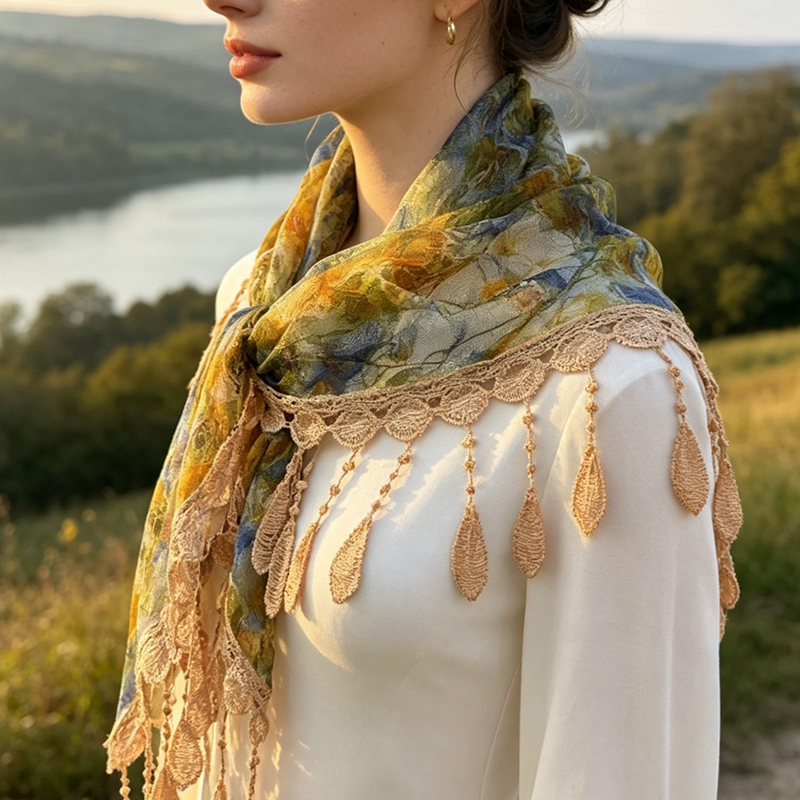 Vintage Floral Lace Hollow Tas - Cover Up Kaftan review and price