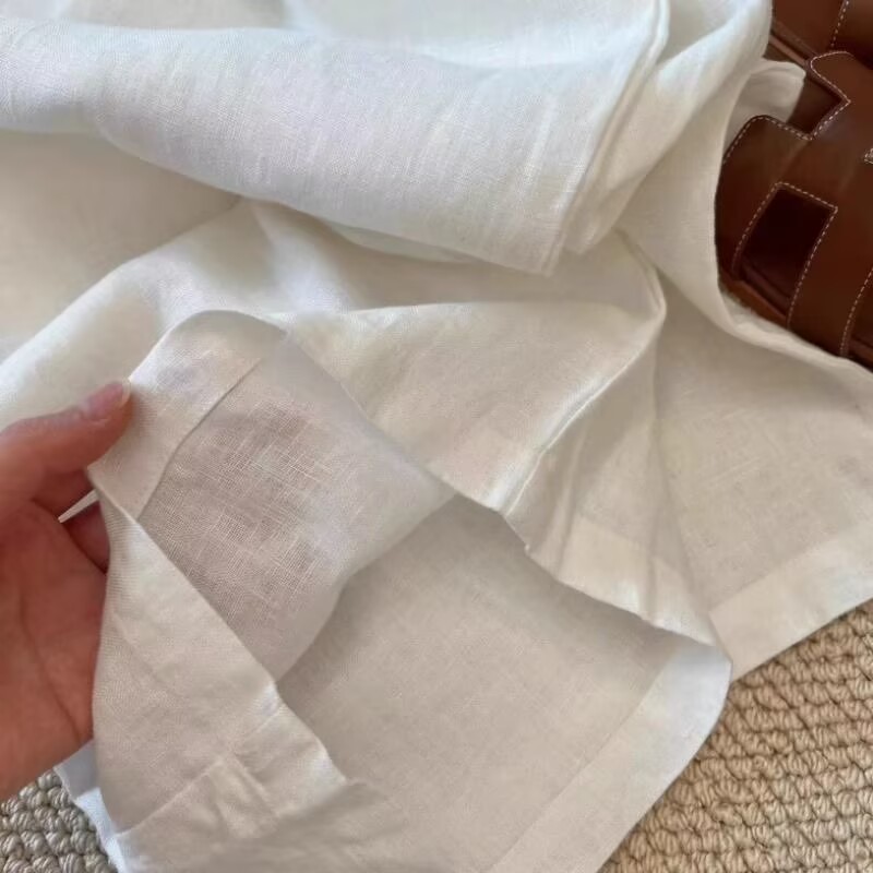 Korean White Cotton Linen Wide - Linen Pant Wide review and price