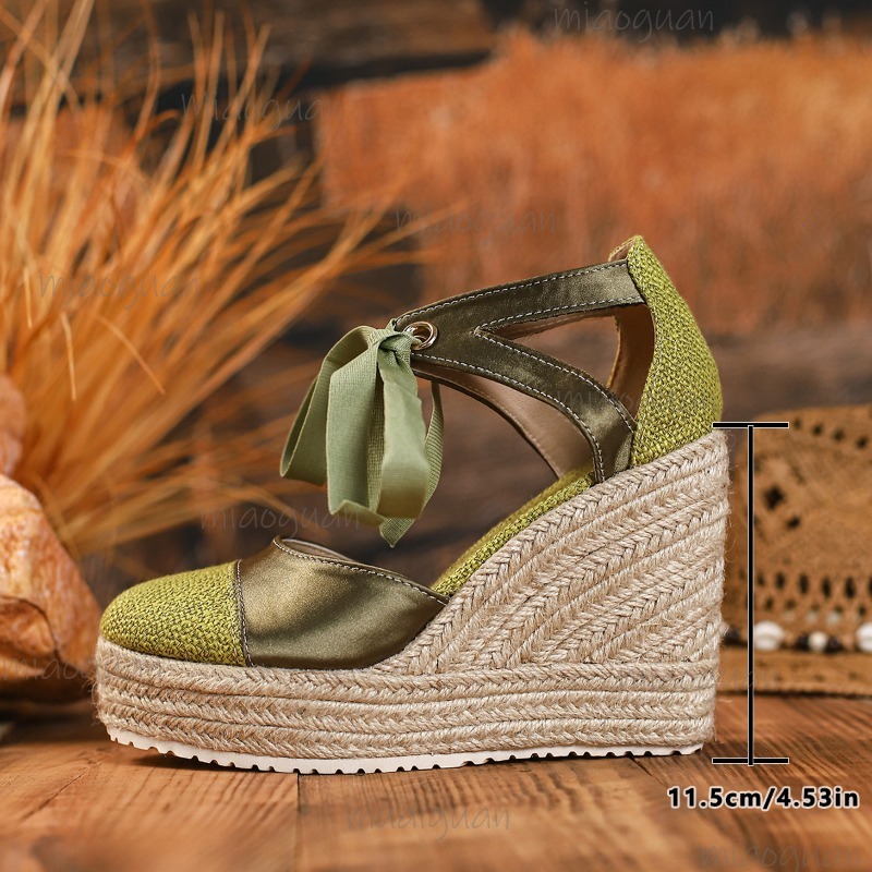 Round Toe Cover Heel Women's L - Wedge Espadrille Women review and price