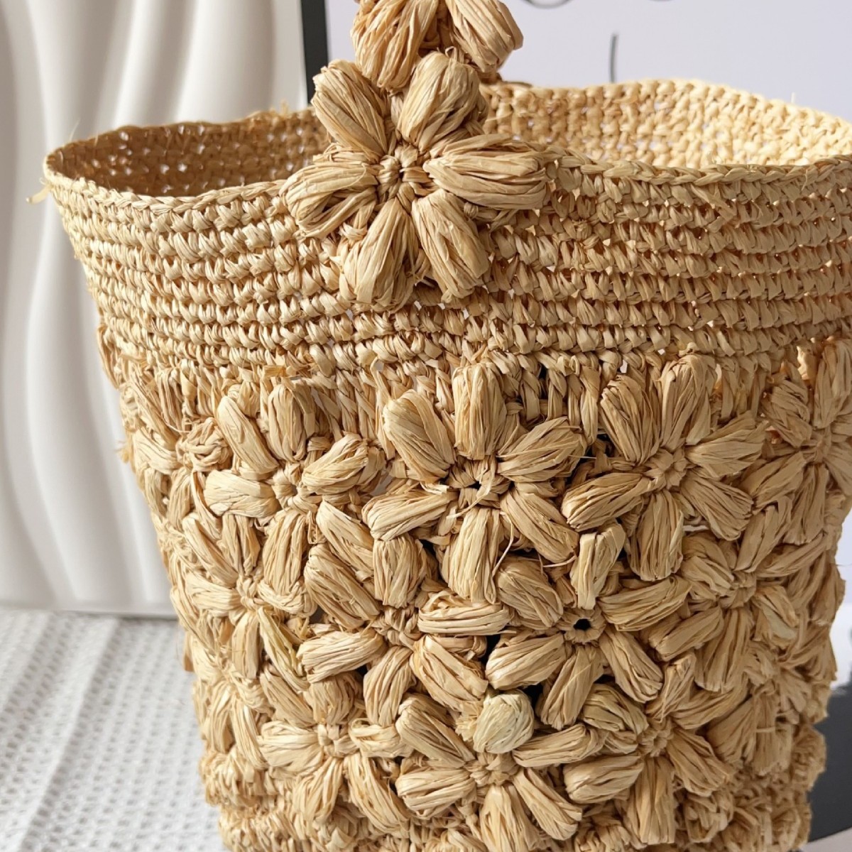 Women Summer Raffia Woven Buck - Crochet Bag Raffia review and price