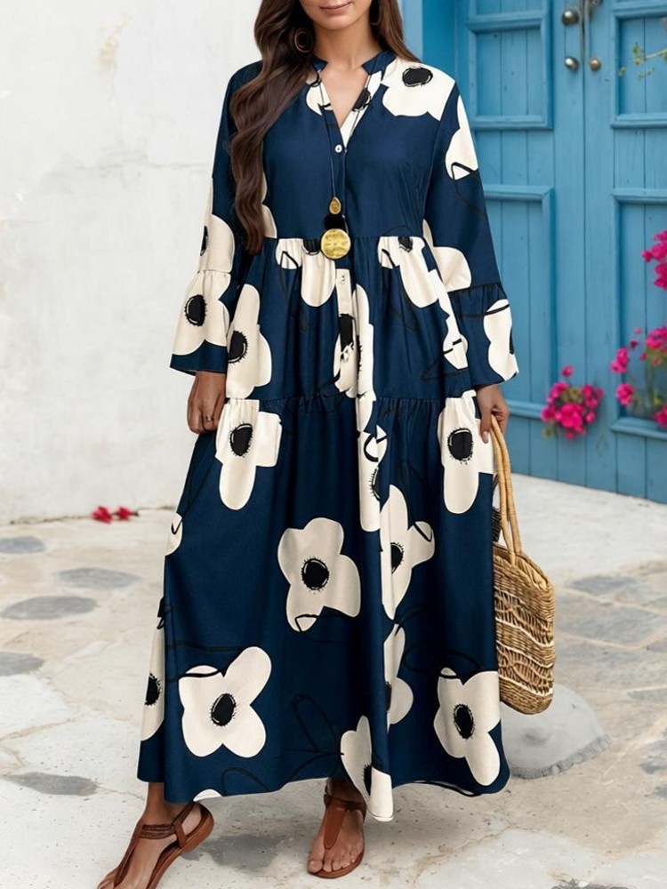 XL-4XL Plus Size Clothes Dress - Midi Skirt Floral review and price