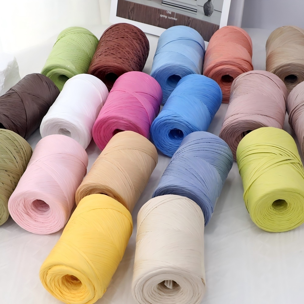 150m DIY Natural Paper Raffia  - Crochet Bag Raffia review and price